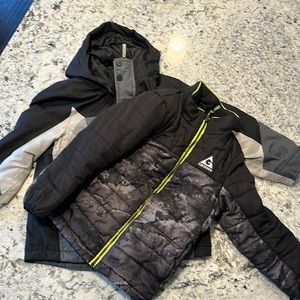 Boys layering coats. Size X/S 5/6